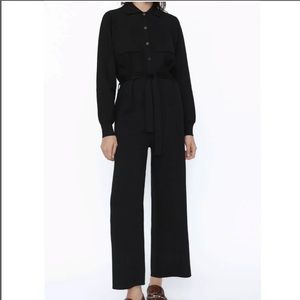 Zara Knitt Jumpsuit NWT so pretty but too big on me